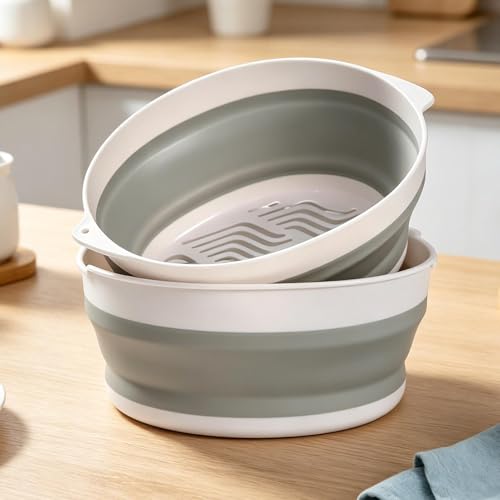 Passoire pliable pour cuisine gain de place résolvant le manque d'espace en appartement