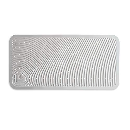 Munchkin Soft Spot Cushioned Bath Mat, Grey, Foam, Rectangular, 37288 by Munchkin - Image 4