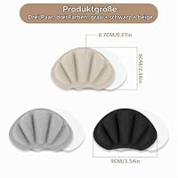 Flintronic 3 Paar Sneaker Reparatur Patch, Fersen Patch, Schuhe Ferse Reparatur Sneaker, Leder Fersenschutz, Fersenpolster Reparatur für die Meisten Arten – Ansicht 2