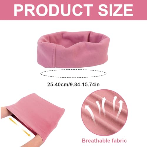 UEIOAVL Ohrenpflege für Hunde 2er-Pack beruhigende Ohrenschützer für Hunde, Lärmschutz, Fellpflege, Bad (lila rosa, Größe S)