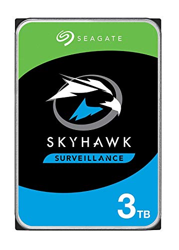 Seagate Skyhawk Surveillance ST3000VX009 3TB SATA 6.0 Gb/s 256MB Hard Drive (Renewed)