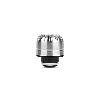 Spare Lid Compatible with Milton Duo DLX Thermosteel Bottle | Fits 500ml, 750ml & 1000ml | Stainless Steel Leak-Proof Replacement Cap with Silicone Ring | Silver (1 Pack)