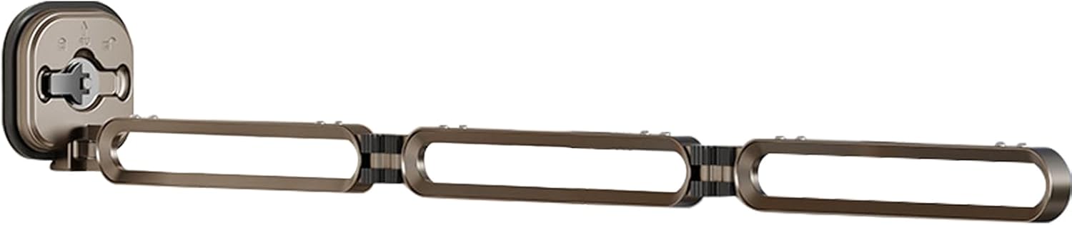 Suction Cup Folding Clothes Drying Rack - 360 Degree Rotation Folding Laundry Hanger,Retractable Drying Racks Wall Mounted Rack for Wardrobes