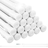 20 Pcs Spring Tension Curtain Rods Adjustable Loaded Curtain Rods Steel Expandable Shower Rod Closet