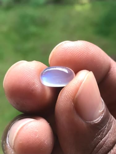 Pierre de lune naturelle ovale 12x7mm calibrée pour réparer ou remplacer une pierre de bague perdue - 3