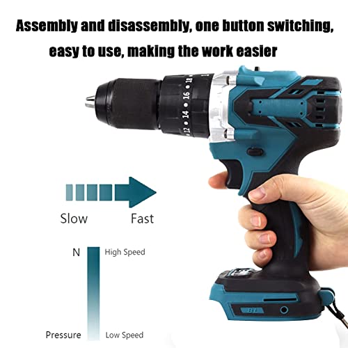 DKSooozs Bürstenlose 21-V-Bohrmaschine Multifunktionale Bohrmaschine Elektrowerkzeug-Ladebohrmaschine 50-NM… – Bild 5