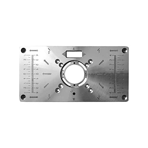 Lasamot Multifuncional Placa de inserção de mesa para madeira Banco de madeira de alumínio, modelos