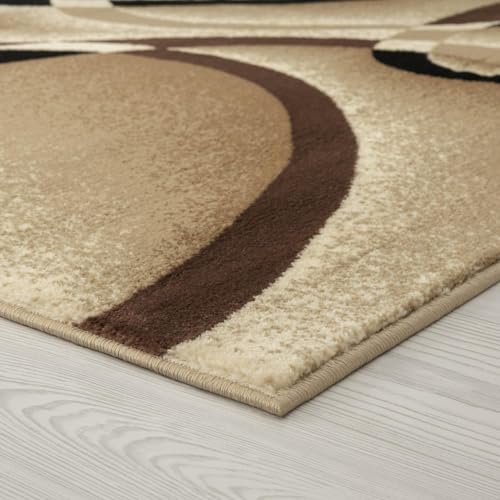 Persian Area Rugs 2305 Beige Modern Area Rugs,2 x 3 ft