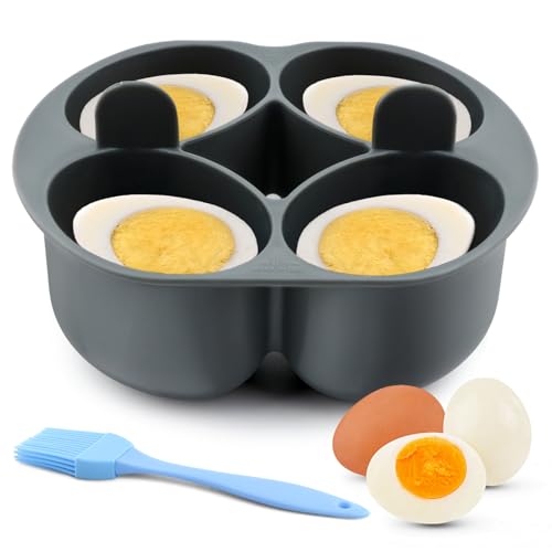WunderPoach Egg Cooker 4 Egg Egg, Egg Poacher for TM5 TM6 TM31, Thermomix Accessories, Heat Resistant Egg Poacher, Poacher Insert Compatible, Poached Eggs
