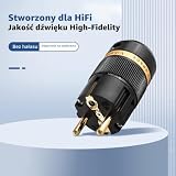 Tertullus HiFi wtyczka Schuko HiFi wtyczka sieciowa do kabla sieciowego VE501G