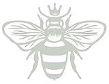 Queen BEE - Printed 5 Inch Sticker Decal Die Cut Sticker Graphic - Car Sticker Laptop Sticker