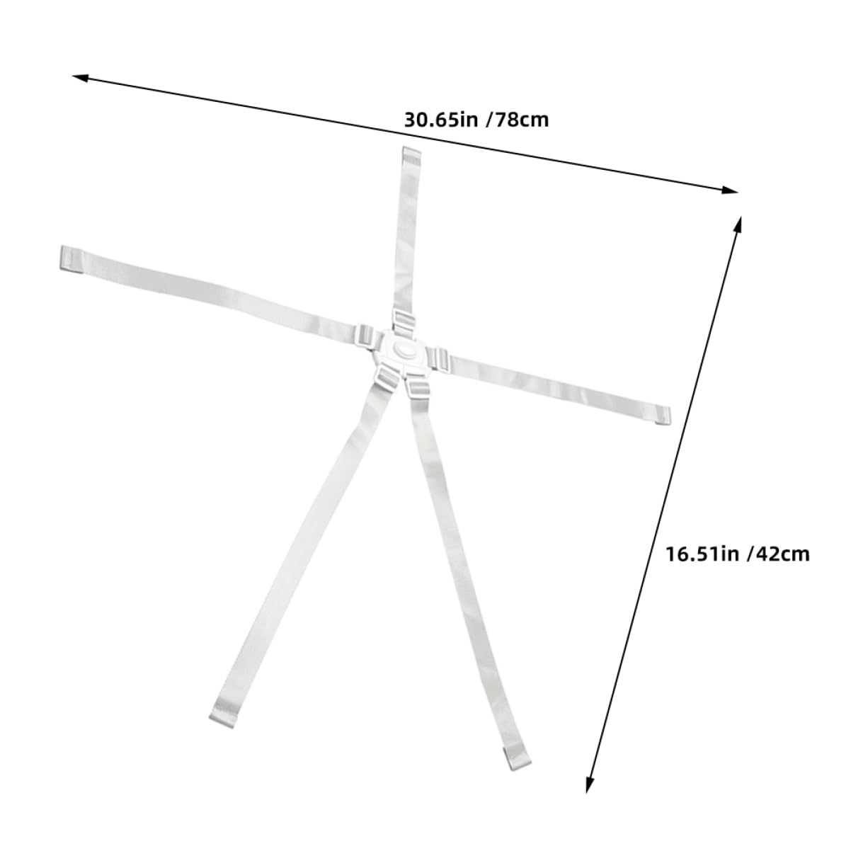 Garneck Safety Strap 5pcs Universal Harness Child Safety Harness Belt for Stroller Pushchair Adjustment