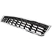 Evan-Fischer Bumper Grille compatible with Audi A4 02-05 Front Center Chrome Shell w/Black Insert