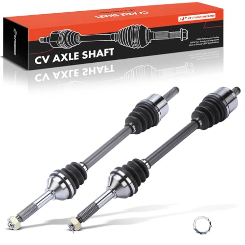 A-Premium Pair (2) Rear CV Axle Shaft Assembly Compatible with Kawasaki Teryx 750 2008 2009 2010 2011, Driver and Passenger Side, Replace# 59266-0018