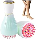 FEEJOY Leg Massager for Circulation and Pain Relief, Lymphatic Drainage & Varicose Veins Support - Calf, Foot & Knee Massager with SoothingPulse, Heat, Light & Vibration