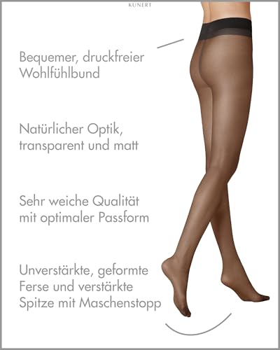 Kunert Rajstopy damskie, Czarny (czarny 0500), 66-68