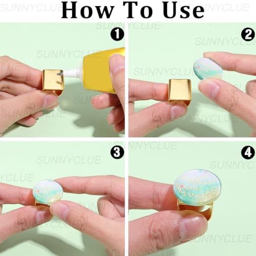 Bases para anillos con cabujón rectangular: diseña tus propios accesorios de moda 7