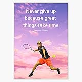 MAGNET Dominic Thiem, Quote. Magnet Vinyl Magnetic Sticker Size 5'