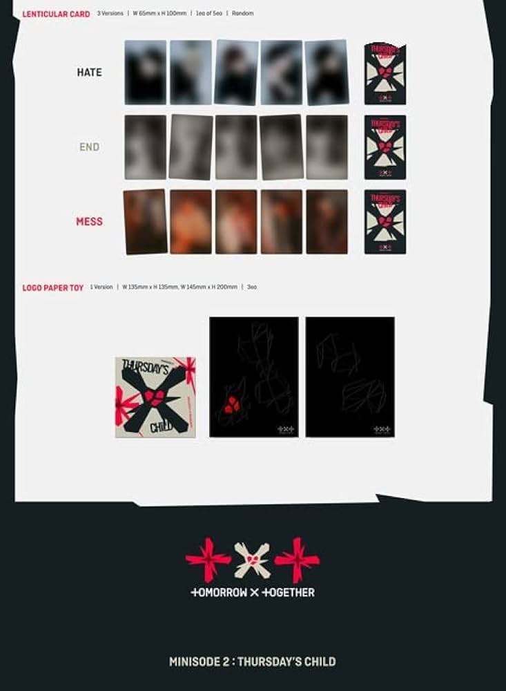 TOMORROW X TOGETHER - TXT Thursday&#39;s Child フォトストリップ END Amazon.com: TXT Minisode 2 : Thursday's Child (END Version