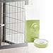 Leefasy Automatic Drinker, Waterer Water Drinking Dispenser, Portable Water Feeder for Hedgehog Bunny Chicken Hamster, Green