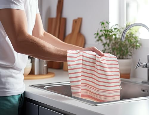 Image of COTTON CRAFT Fouta Kitchen Towel - 12 Pack 100% Cotton Hand Towel