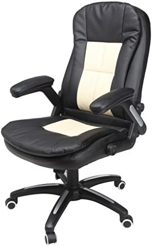 Clearance! Work4U-LC-ZY004 High Back Support Ergonomic Bonded Leather Recliner Swivel Office Chair, Executive Chair, Managerial Chair, Computer Chair, Black