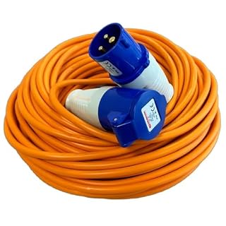 Crusader Products rallonge d’alimentation orange 25 m 240 V 16 A