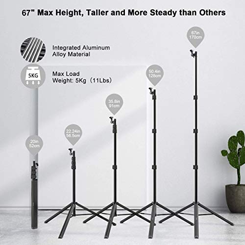 Anello luminoso a LED da 10 pollici con supporto