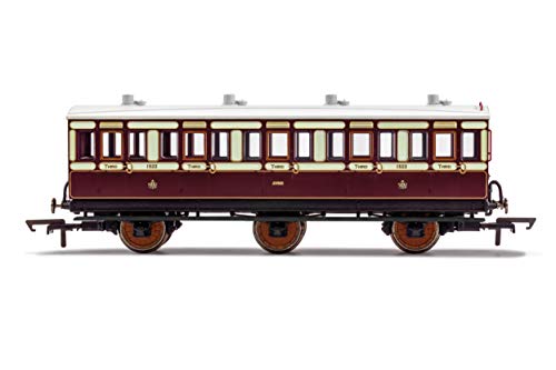 Voiture LNWR 3e Classe Hornby R40120 à 5 portes avec lampes à huile et marchepied 1523