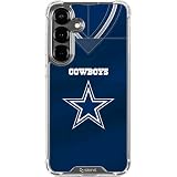 Skinit Clear Phone Case Compatible with Galaxy S26 Plus - Officially Licensed NFL Dallas Cowboys Team Jersey Design