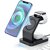 ⚡ 【Seguro para cargar】 El soporte del cargador de iPhone 13 y Apple Watch adopta la tecnología de control automático más avanzada, chip inteligente incorporado, brinda protección inteligente multifuncional exclusiva, como control de temperatura y protección de voltaje, control de temperatura y detección de objetos extraños. El cargador rápido de 15 W para la serie iPhone 13 & 12, la doble garantía y la doble seguridad le brindan una experiencia de seguridad.