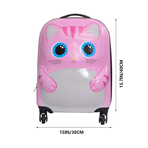 ABOOFAN Liga de Alumínio de Rolamento Mochila Rosa Crianças Mala Trolley Rolamento Rolamento Mochila