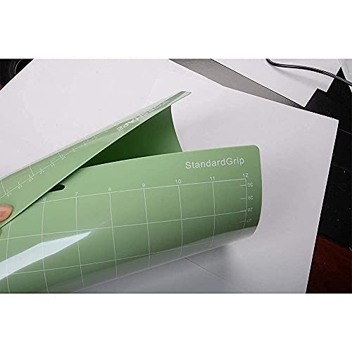AUTIDEFY 4 Pack Cutting Mats 12\"x12\" Sticky Quilting Cutting Mats Replacement Accessories for Square Gridded Cut Mats Replacement for Crafts Sewing and All Arts(Green)