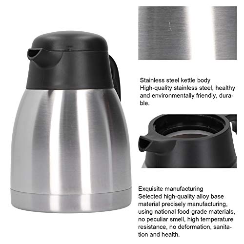 Chaleira a vácuo, jarra térmica portátil para casa para cafeteria (panela isolada a vácuo 1,5 L)