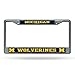 NCAA Michigan Wolverines Chrome Frame