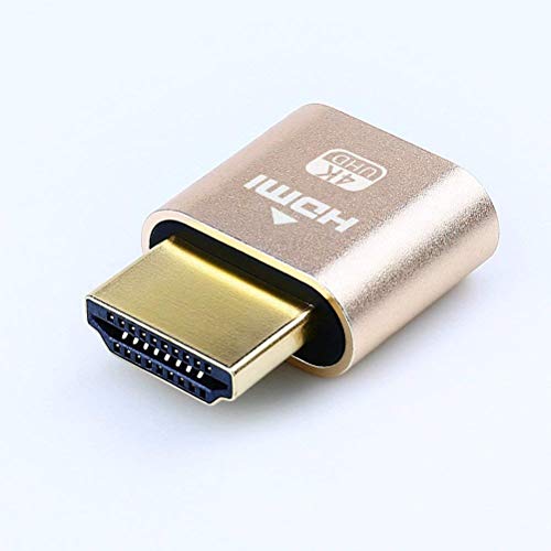 DTECH HDMI Dummy Plug 4K Display Emulator Compatible with Windows Mac OSX Linux Support 4kx2k 2160P 1080p for Computer Desktop (fit-Headless, 2 Pack) by DTECH - Image 3