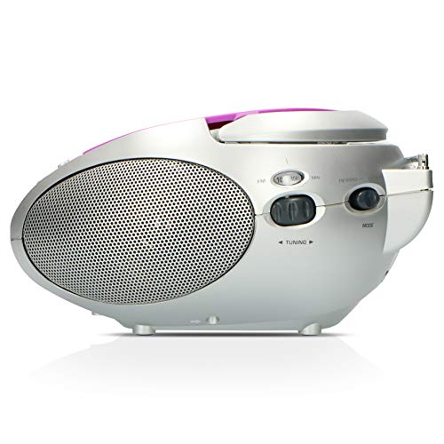 Lenco SCD24 CD-Radio für Kinder mit CD-Player und FM-Radiotuner