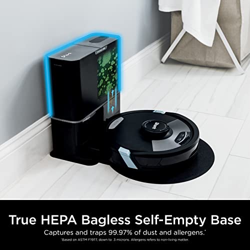Shark Ai Ultra 2In1 Robot Vacuum & Mop With Sonic Mopping, Matrix Clean, Home Mapping, Hepa Bagless Self Empty Base, Cleanedge Technology, For Pet Hair, Wifi, Works With Alexa, Black/Silver (Rv2610Wa) #TOP4