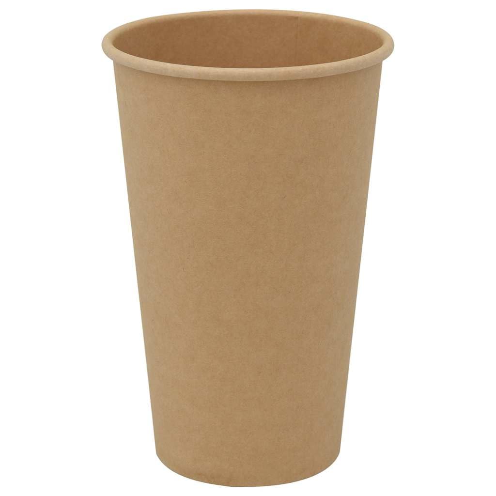 Tazze da caffè in carta 1000 pezzi 16oz 400ml Marrone Bicchieri usa e getta Tazza per caffè, Cureaux ed eventi
