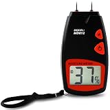 Digital Wood Humide Compteur Humidité Testeur d' humidité Détecteur humide de bois avec LCD Afficher deux épingles
