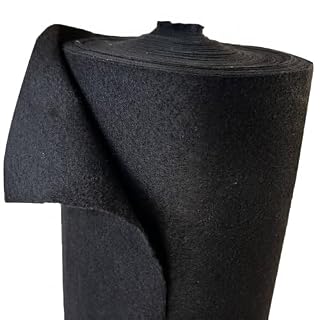 ASF géotextile 150 g/m² noir en rouleau 1000 x 100 cm