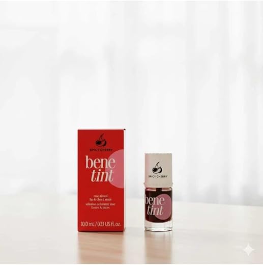 Bene Tint Zinc-Tinted Lip &amp; Cheek Stain, Spicy Cherry, 10.0 mL