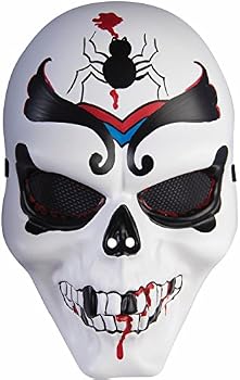 Forum Novelties Mexican Cartel Day of The Dead Scorpion Black Widow Demon Mask: Buy Online at Best Price in UAE