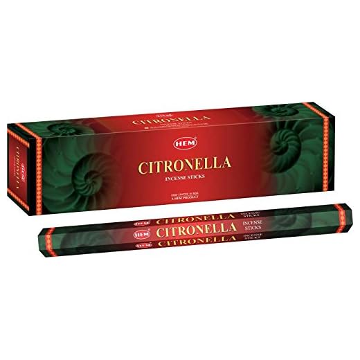 HEM Citronella Long Garden Incense Sticks Mosquito Repellent Agarbattis (Pack of 60 Agarbatthies) | Anti-Mosquito Sticks | Machar Agarbatthies | Long batti