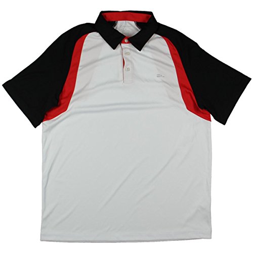 Calvin Klein Men's Performance Raglan Colorblock Interlock Polo