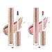 COOSA 6 Colors Glitter Liquid Eyeshadow Metallic Shimmer Eyeliners Waterproof Lasting Sparkling Colorful Eyeliner Eye Shadow