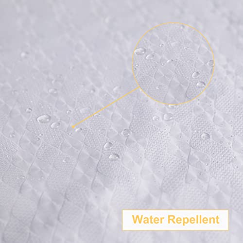 Ntbay Eva Clear Shower Curtain Liner, Water Repellent Diamond Shower Curtain For Bathroom Shower Stall, Rhombus, 72X72 Inches #TOP4