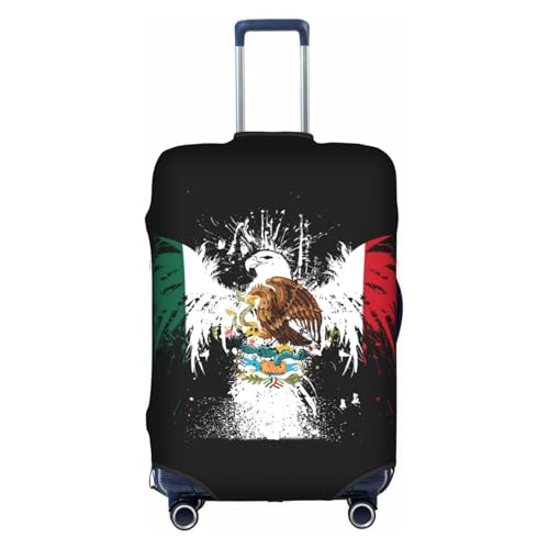 Travel Luggage Cover Mexico Michoacan Mexican Flag Fashion Washable Baggage Suitcase Protector Fit For Luggage Small
