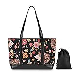 【Perfekte Größe】 36 x 13 x 30 cm (L x B x H). Ideal für 15,6 Zoll Laptops Große Tragetasche geeignet für Frauen Casual Gebrauch: Dating / College / Geschäftsreisen / Reisen / Arbeit.