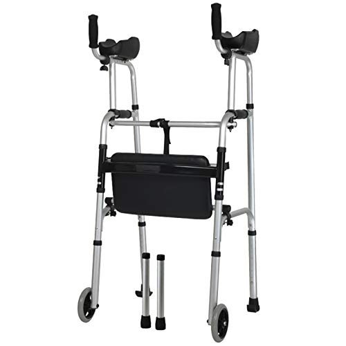 Walker de luxe pliable pour les seniors ideal pour les promenades en ville